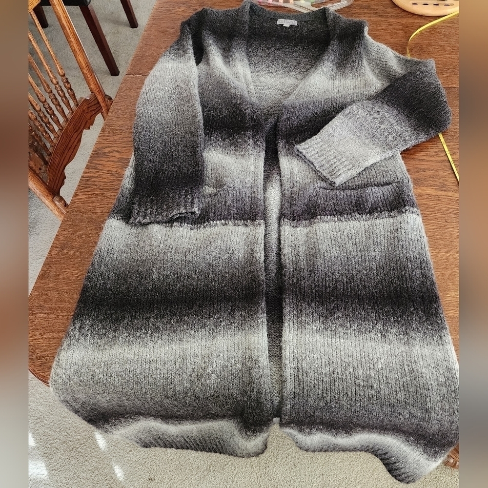 Marbled Long Sweater - image 3